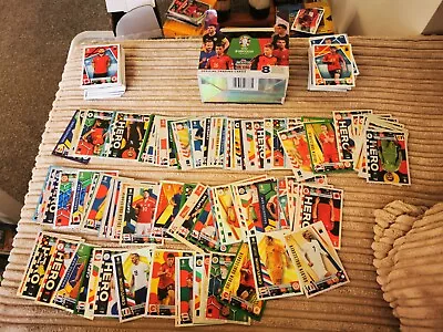 Topps Match Attax Euro 2024 Bundle/Joblot 270 Cards! Crystals/Ultimate/Purple • £8