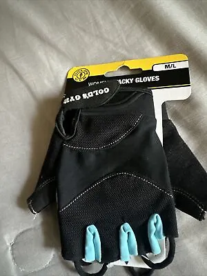 £5.79 • Buy Gold’s Gym Women’s Fingerless Tacky Gloves Weightlifting Size M/L Brand New