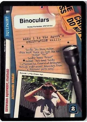 X-Files CCG Binoculars XF97-0314v2 • $0.99