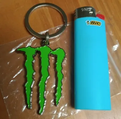 Monster Energy Keychain Key Ring 2 FREE STICKER  • $9.97