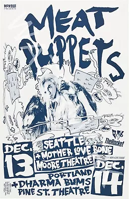 Meat Puppets - Mother Love - 1988 Vintage Music Poster • $32.08