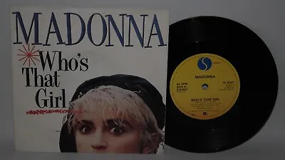 Madonna - Who's That Girl - 1987 Vinyl 7  Single - Sire W 8341 • £2.99