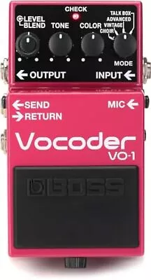 BOSS VO-1 Vocoder Guitar And Base Effects Pedal • $253.40