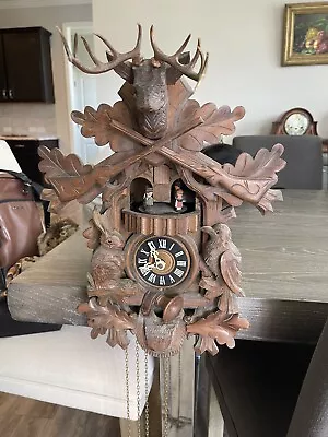 Vintage German  REGULA Cuckoo Clock  For Parts Or Repair. • $27.99