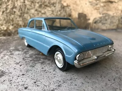 1960 FORD Falcon 2-door Vintage AMT DEALER PROMO Model Car - USA BLUE • $19.99