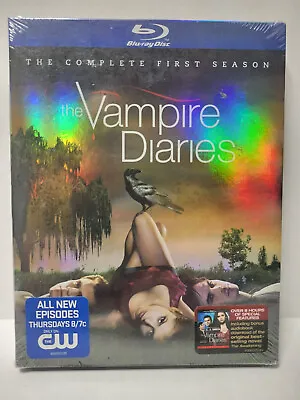 The Vampire Diaries: The Complete First Season (Blu-ray 4-Disc Set) New Sealed • $10