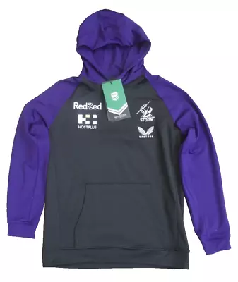 BNWT Boys 11-12 Years Melbourne Storm NRL Rugby League Hoodie Castore • £16.99