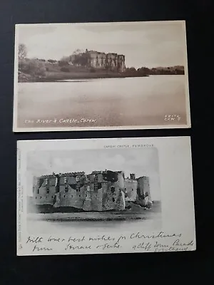 £2.99 • Buy Carew Castle Nr Tenby Pembrokeshire Postcards X 2