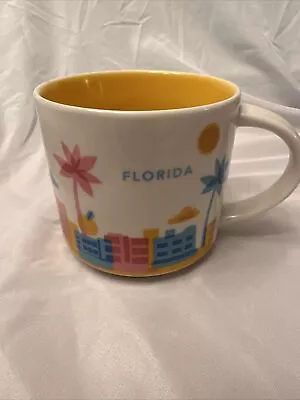 $6 • Buy Starbucks Florida You Are Here Collector Series Coffee Mug Cup 14oz