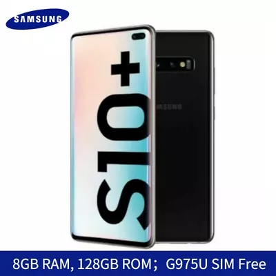 $292.99 • Buy New Samsung Galaxy S10+ Plus SM-G975U 128GB Black Unlocked GSM T-MOBILE AT&T