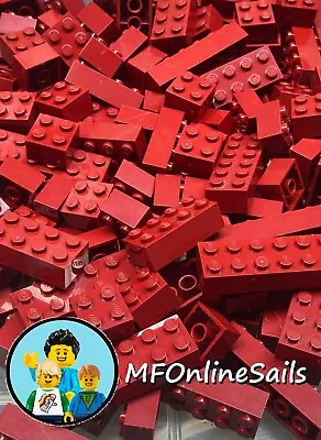 $10.95 • Buy 50 Dark Red LEGO  Big Bricks  2x2 , 2x4 & 2x6 - Random Bulk Lot
