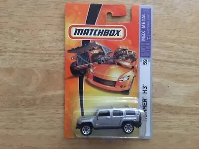 2006 Matchbox Hummer H3 #59 Silver MBX Metal • $1.85