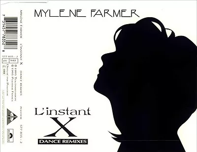 MYLENE FARMER - L'INSTANT X - DANCE REMIXES Cd Single - MINT!  Anamorphosée • $39.90