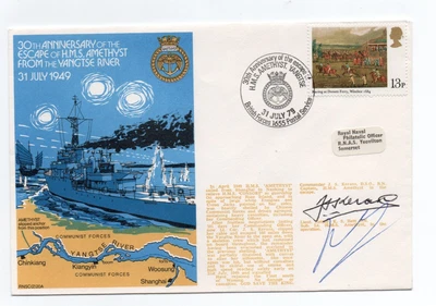 £39 • Buy Commander John Kerans 1915-85 Commanded HMS Amethyst In The Yangtze Incident