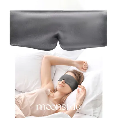 $7.49 • Buy Sleep Eye Mask Silk Like Moonslide Blindfold Elastic Belt Skin Friendly Relax