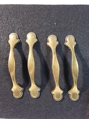 $10 • Buy 4 Amerock Drawer Pulls Brass W/ Brass Antiqued Finish 63905-1  (5 Inch)