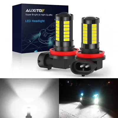 AUXITO H11 H16 H8 LED Fog Driving Light 6000K High Power Bulbs CANBUS 2000LM • $12.34