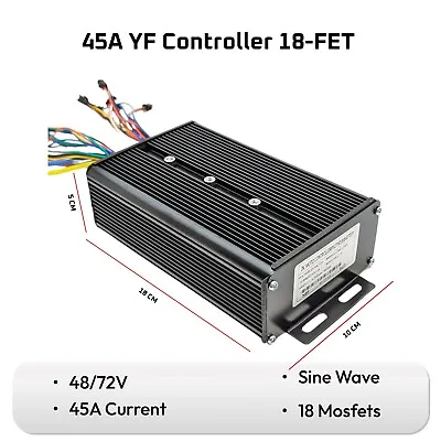 YF  Ebike Controller  Sine Wave 48/72V 45A • £75