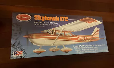 GUILLOWS 802 SKYHAWK 172 BALSA FLYING MODEL 36  Wing Span- Scale 1 - 12  New • $115.40