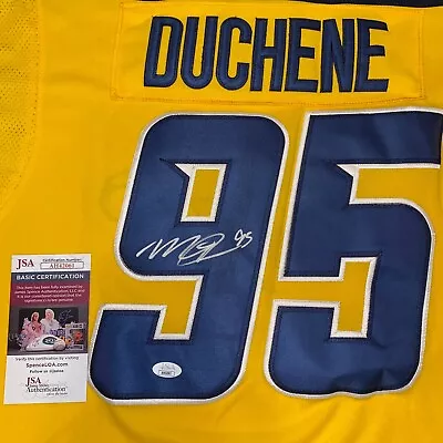 Matt Duchene Nashville Predators Signed / Autographed Jersey Jsa Coa Nice!! • $209.95