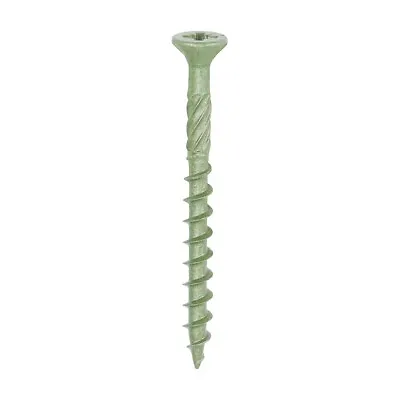 Decking Solo Screws Green Coated Landscape Screw Fencing Screw Exterior Woodcrew • £5.08