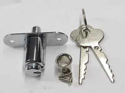 Plunger Style Showcase Lock Unbranded W/keys New Locksmith • $10