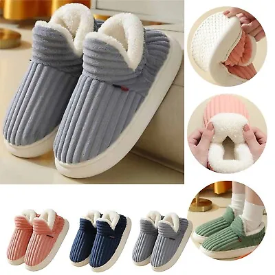 Sunmoine Cloud Slippers Pillow Warm Fuzzy House Slippers Anti-Skid Cozy Plush • £7.99