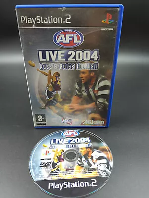 AFL Live 2004 Aussie Rules Football (PlayStation 2 PS2) FAST FREE POST • $9.95