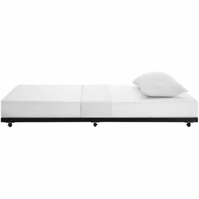 Walker Edison BT40TBBL Trundle Bed Frame - Black • $59