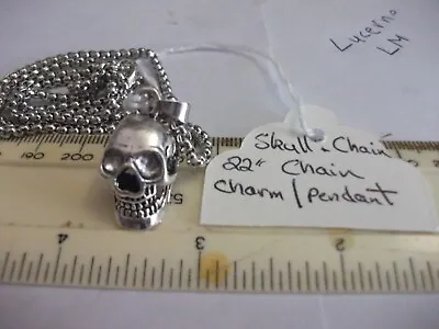 Skull And Chain Pendant / Charm./ Neckless. • £9.50