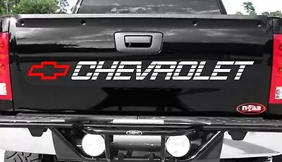 $15.95 • Buy Chevy Tailgate Sticker Decal CHEVROLET BOW Vinyl Graphics Silverado 1500 Trucks