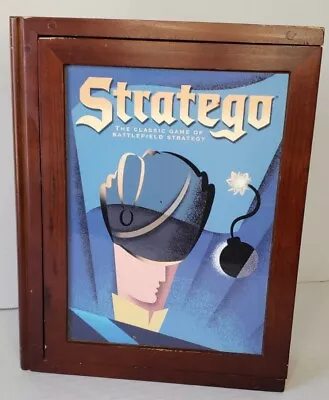 Stratego Battlefield Strategy Game In Wooden Box Complete Pre-owned  • $29