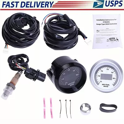 $85 • Buy 30-4110 52Mm Wideband O2 Gauge Air/Fuel Ratio AFR With 4.9 LSU Oxygen Sensor US