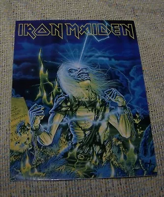 NEW Vintage Original 2021 IRON MAIDEN LIVE AFTER DEATH Zero Skateboard Sticker • $16.97