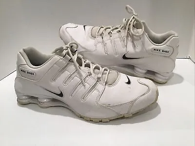 Nike Shox Men’s US 14 UK 13 EUR 48.5 NZ  White Black Sneakers Shoes Vintage • $79.99