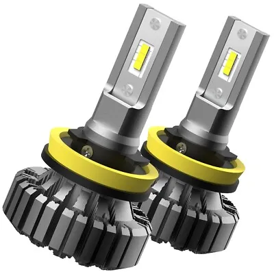 AUXITO Combo 2 H11 H8 LED Headlight Kit Bulbs High Low Beam Super White 80000LM • $21.48