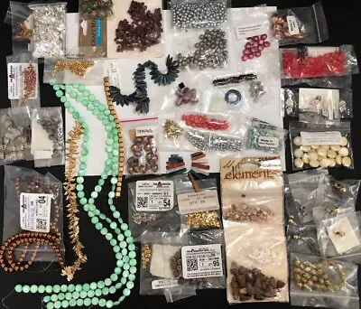 Large Lot Of  Mixed Beads Jewelry/Lamp Work Craft Supplies • $28
