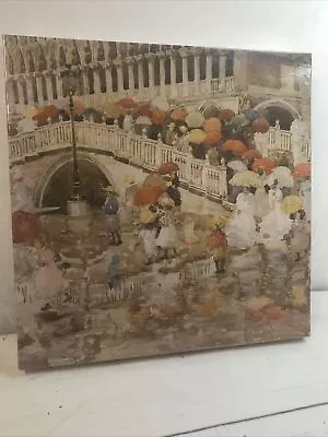 Umbrellas In The Rain Venice Prendergast -Hayden Museum Original UNIQUE PRINTING • $49.99