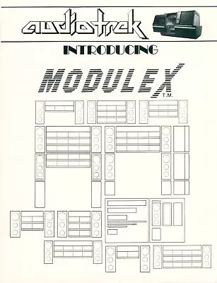 C1970 Audio Trek Modulex Analyzer Audio Dealer Customer Display Brochure Stereo  • $16.50