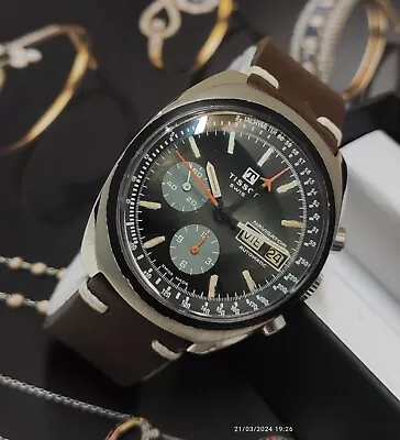 Gent´s Tissot Navigator Chronograph Automatic Watch Cal.2920 • $1225