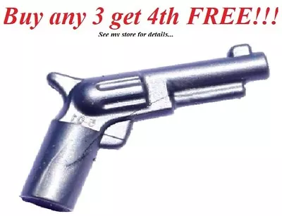 £97.11 • Buy ☀️NEW! Lego Weapon Flat Silver Gray Pistol Gun Revolver Style Police