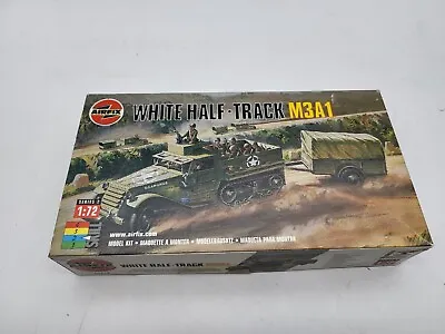 Airfix A02318 1/76 Scale White Half Track M3A1 & 1 Ton Trailer Sealed Bags VGC • $22.49