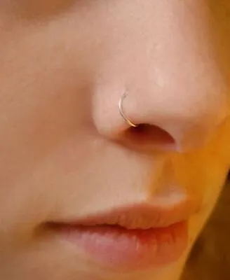 £2.17 • Buy UK Fake Nose Ring Septum Ring Hoop Cartilage Tragus Helix Small Thin Piercing