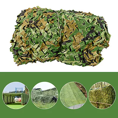 New 4X6m Camouflage Net Hunting Army Camping Camo Large Tactical Netting Cover • £29.75