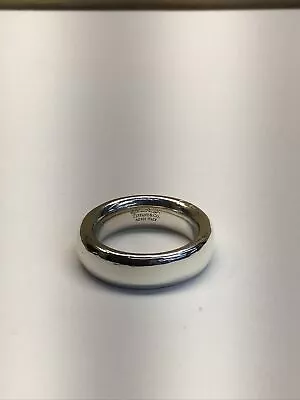 Tiffany & Co Sterling Silver Elsa Peretti Doughnut Ring Size 6.5 • $399.95