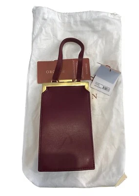 $160 • Buy Oroton Icon Micro Frame Clutch Burgundy