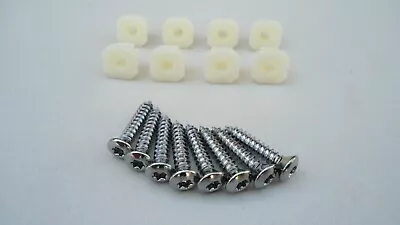 8 Nos Triple Chrome Bezel/grille Screws! Buick Turbo Grand National Regal T-type • $8.95