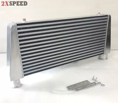 $129.99 • Buy Aluminum Polished YCZ-035 OD 2.5  I/O V Mount Front Intercooler Overszie 30x13X3