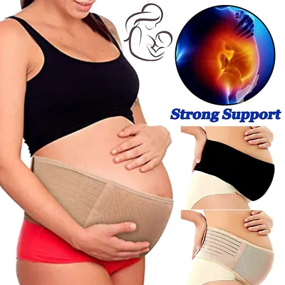 £16.79 • Buy Deluxe Maternity Belly Band Abdomen Back Support Pregnant Tummy Belt Pregnancy M