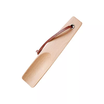  Wooden Beech Shoehorn Child Home Shoes Horns Handled Pocket • £8.95